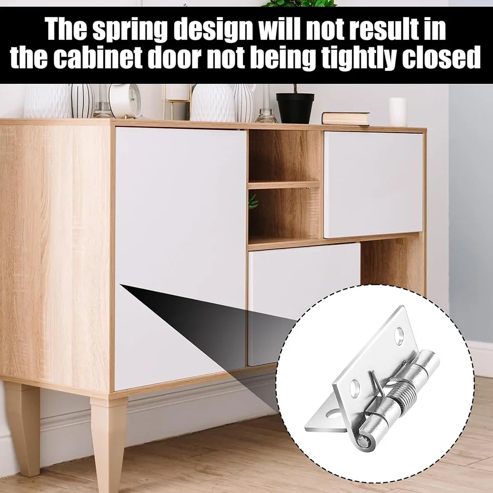 1/2Set Self Closing Spring Door Hinges Stainless Steel Hinge For Cabinets Door Closer Automatic Closing Hinge Furniture Hardware stainless steel hinges,door hinges