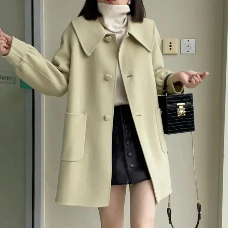 Korean woolen coat image 5