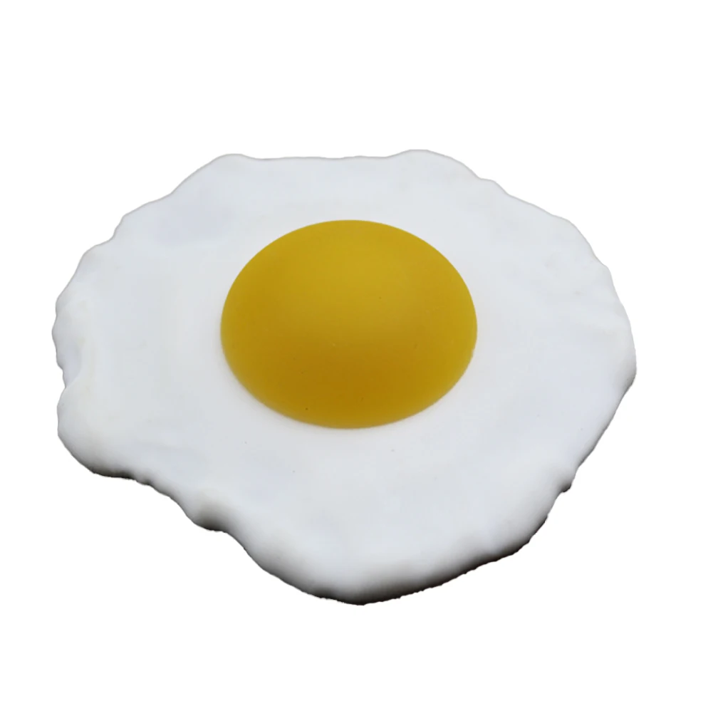 Food Model Kitchen Food Toys Fake Fried Egg Simulated Poached Egg Model Prop Artificial Novelty Toy Dollhouse Miniatures Food Birthday