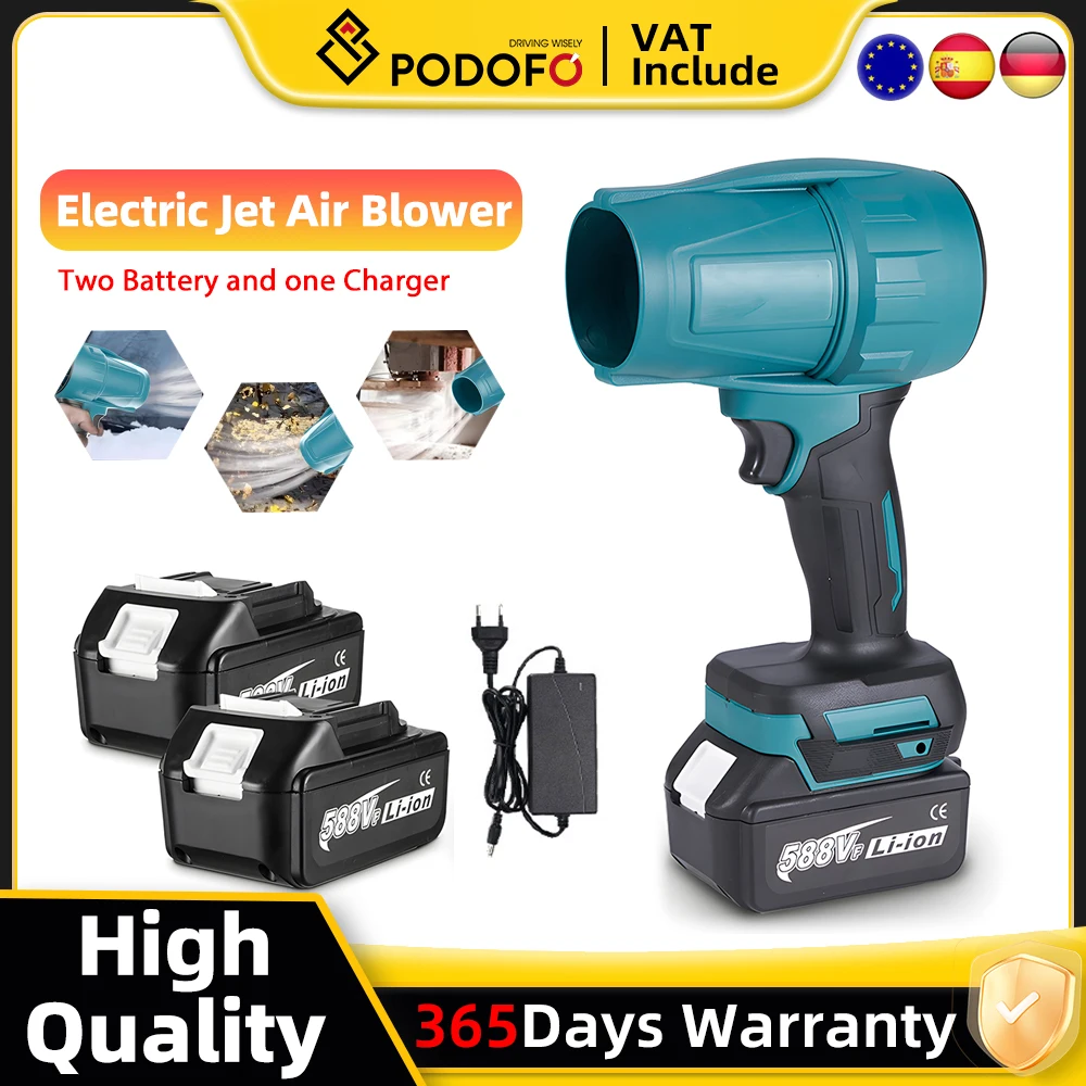 Souffleur électrique sans balais, moteur d'air industriel pour le séchage de la cvc, 22000 tr/min, ventilateur Turbo Jet Portable sans fil, ventilateur violent pour voiture