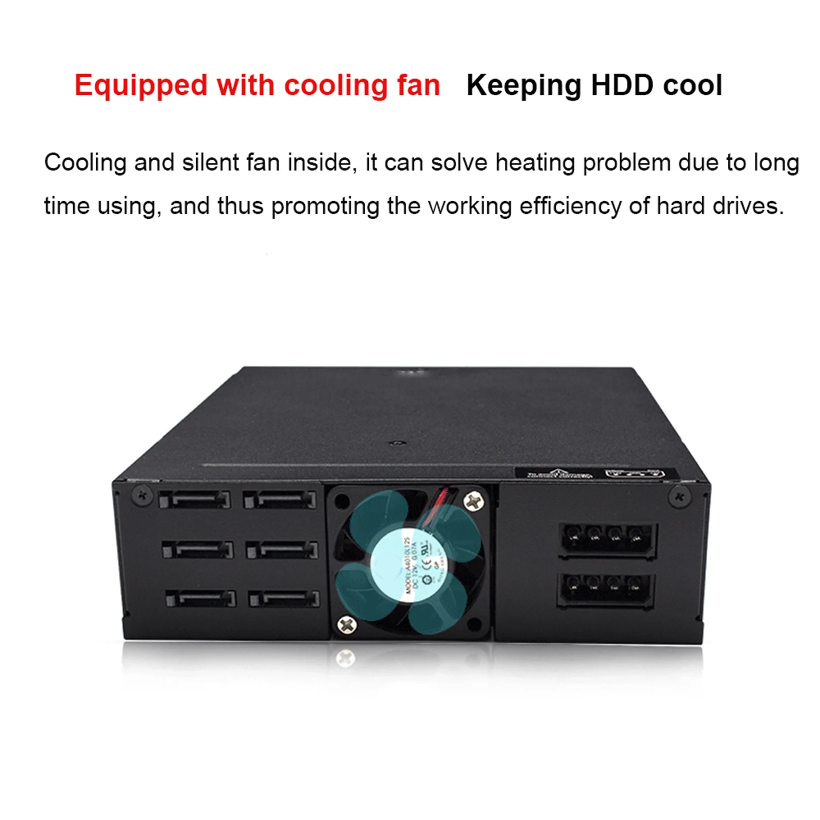 6베이/4베이 2.5인치 SATA SSD/HDD 핫스왑 모바일 랙/외장 하드 드라이브 인클로저 4베이 데이터 저장 랙 (5.25인치 드라이브용)