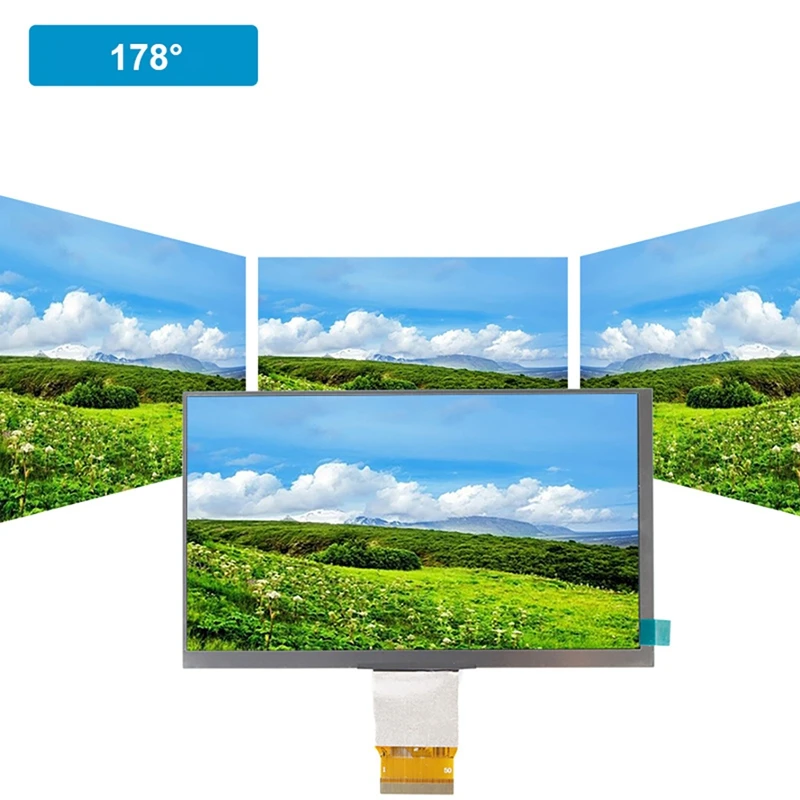 7 ġ 1024x600 IPS LCD ÷,   AV + VGA + HDMI ȣȯ DIY ŰƮ ,   2/3  