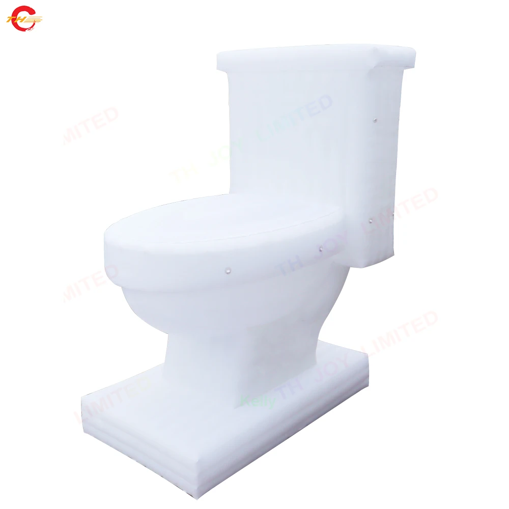 Free Air Shipping Giant Inflatable Toilet Model Air Blow Inflatable