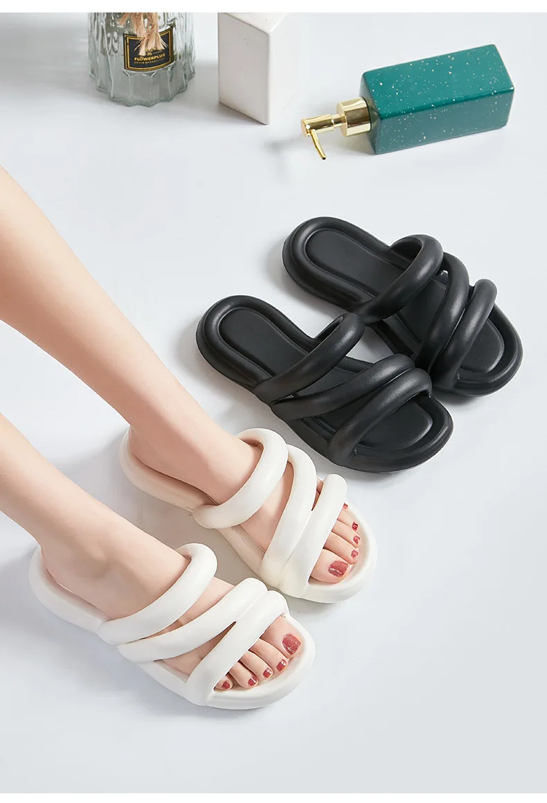 Damen-Sandalen aus EVA mit flacher Sohle - true-deals-club