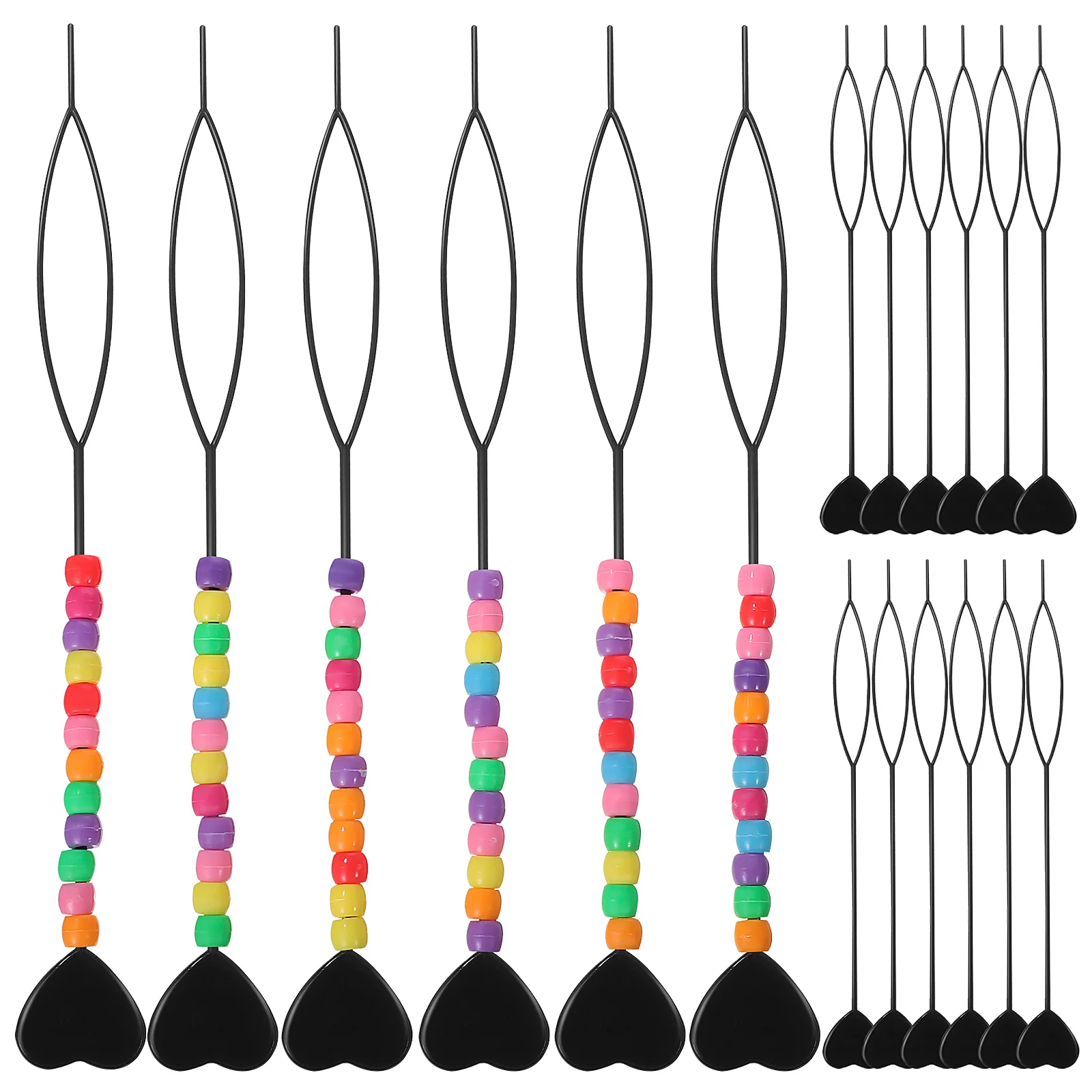 

Hair Braid Quick Beaders Hair Pull-Through Tools Hair Styling Tools For Loading Beads Hair Tail Beading Ponytail Makers