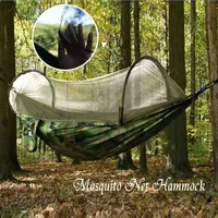 Hammock Tent Camping Suspension Mosquito Net Hammock Mosquito Proof Cloth Outdoor Portable Stable Camping Picnic Swing Hammock 1