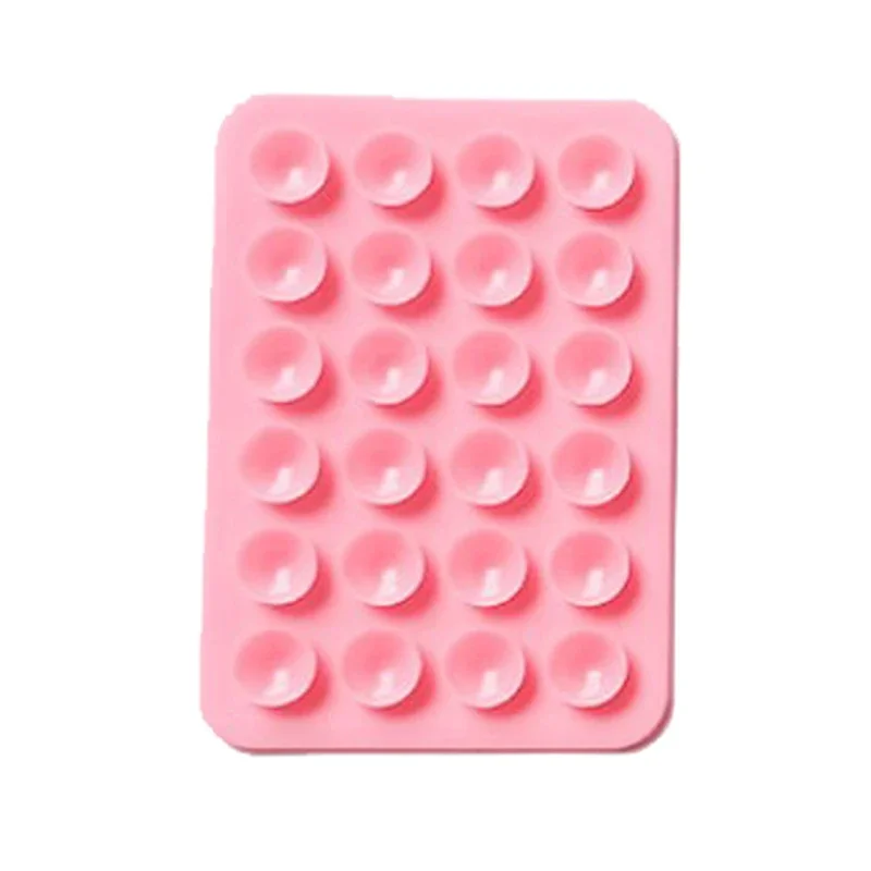 Back Sticker Suction Cup Phone Holder Silicone Cup Mat Smartphone Wall Stand for Glass Ceramic Tiles Smooth Walls Phone Stand 6