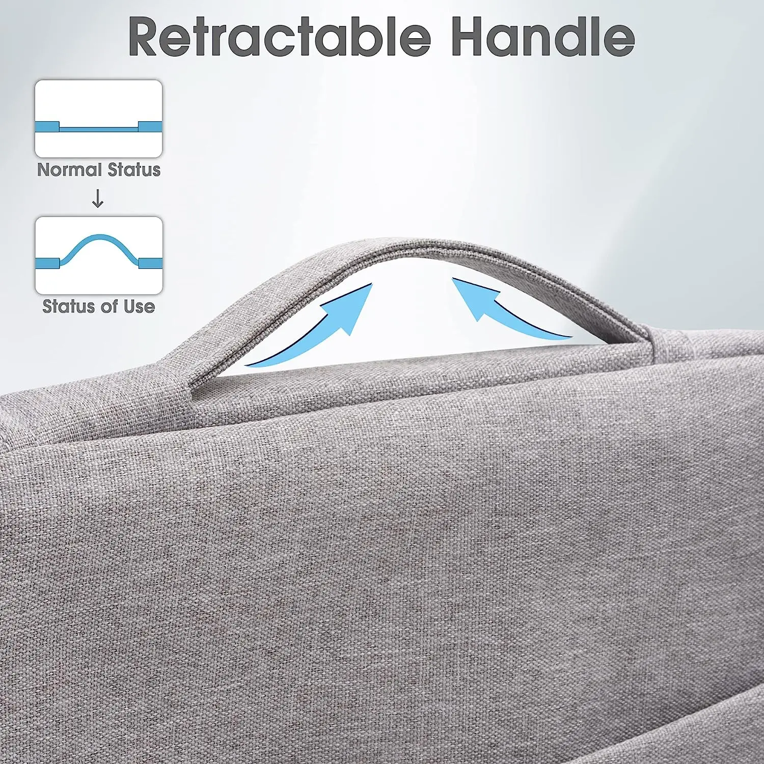 Bolsa Impermeável para Laptop para Macbook Air 13 Bolsa para Xiaomi Lenovo Huawei Dell hp m2 Air 15 13.3 15 15.6 - Imagem 5