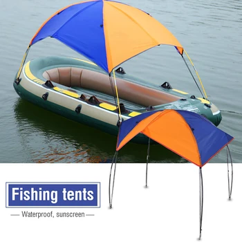 4 Persons Boat Sun Shelter Waterproof UV Protection Canopy For Kayak Canoe Inflatable Boat 1