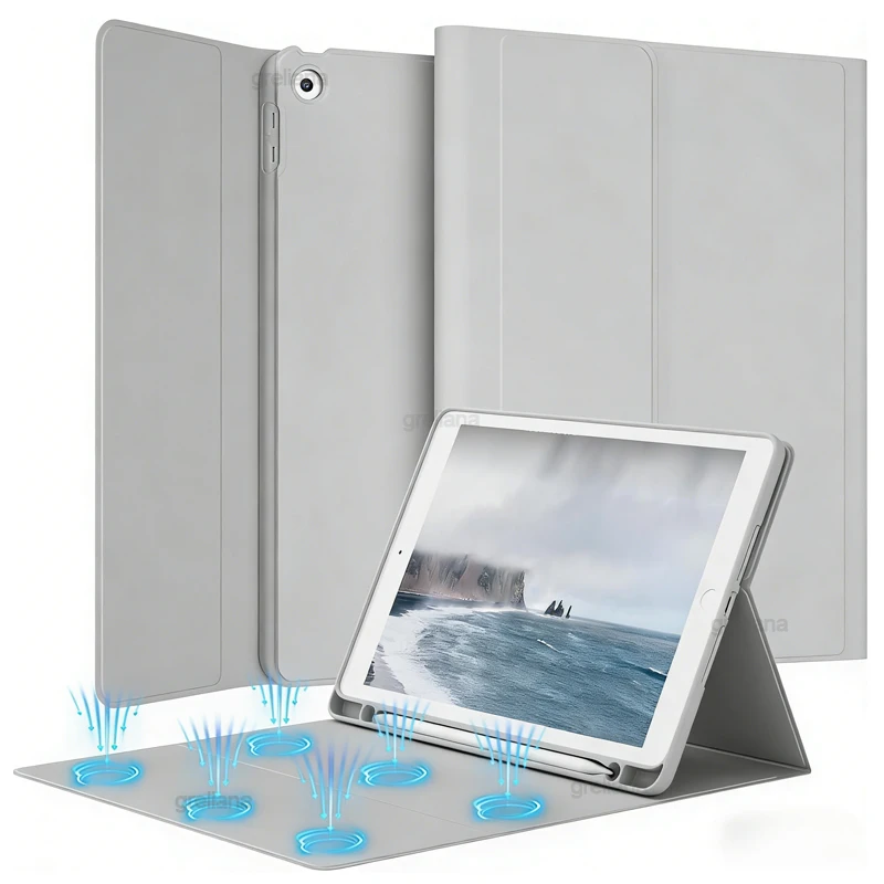 Magnetic Slim Protective Leather Tablet Case Cover