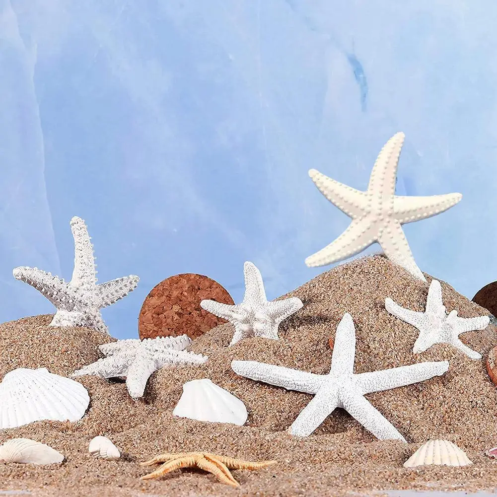 

Simulation Starfish Design Mediterranean Style Fish Decoration Eco-friendly Ornament Decoration Home Tank T2N9