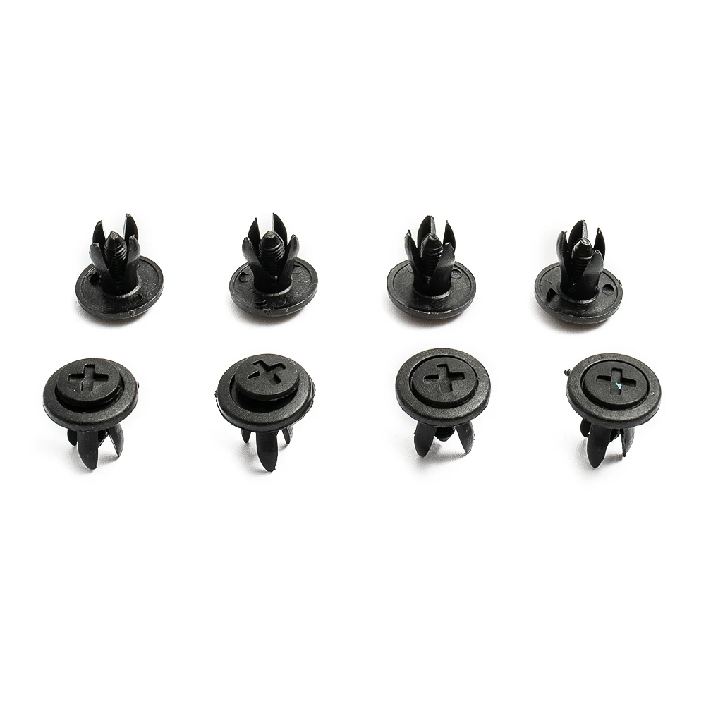 

High quality High Quality Push Pin Clips Car Parts 50 Pcs 50 pcs Parts Plastic Push Pin Clip Rivets 6mm Hole Dia Bumper Exterior