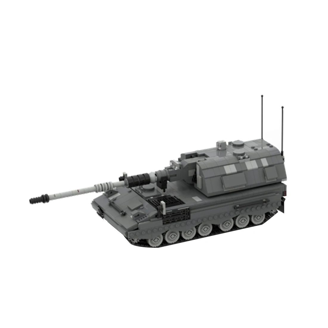 

1241 pcs/set MOC-24831 Pzh-2000 Self-Propelled Howitzer(gray)