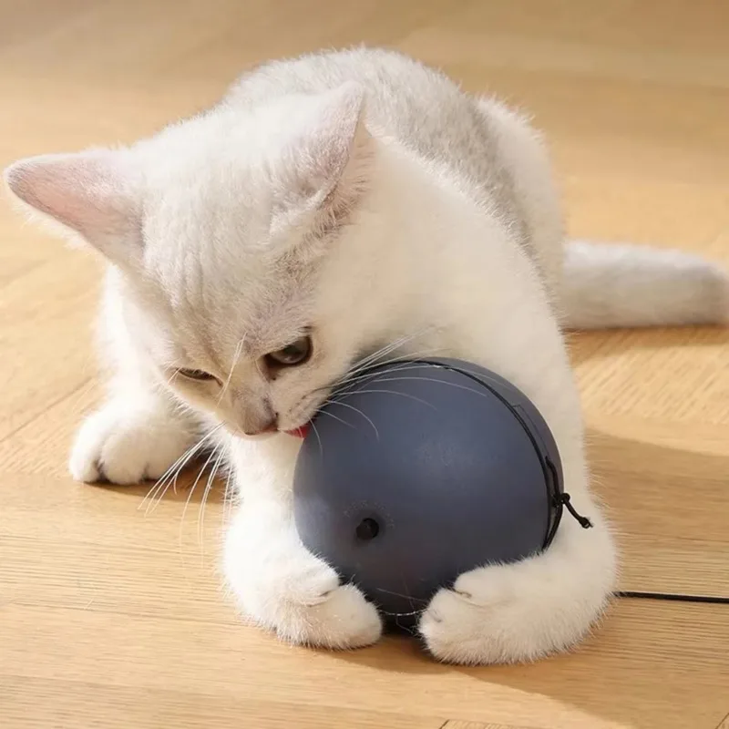 Cat Toy Ball Electric Cat Teaser Ball Automatic Intelligent Rolling Ball Anti-boredom and Bite-resistant Self-hi Artifac Toyt