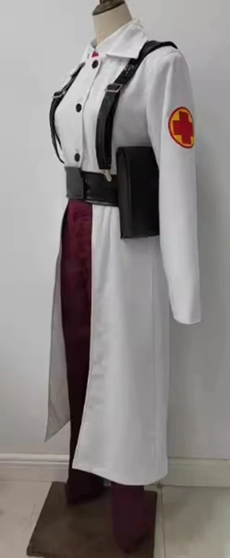 Team Fortress 2 The Medic Dr. Ludwig Uniform Outfit Cosplay Costume Halloween Party