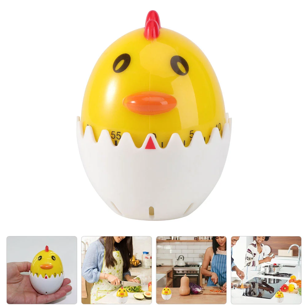 

Household Egg Shell Timer Toddler Digital Clock Cute Kitchen Plastic for Cooking