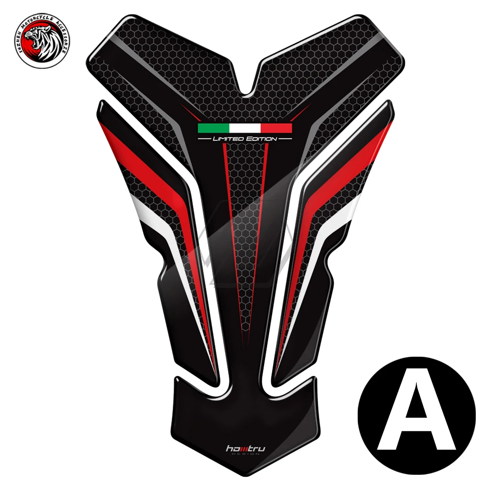 

3D Motorcycle Tank Pad Protector Italy Tankpad Fit for Honda Suzuki Yamaha Kawasaki Triumph Aprilia Benelli Tank