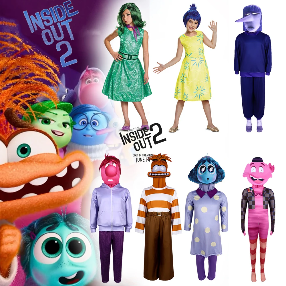 Inside Out Costumes For Women Kids Size Inside Out 2 Envy Cosplay