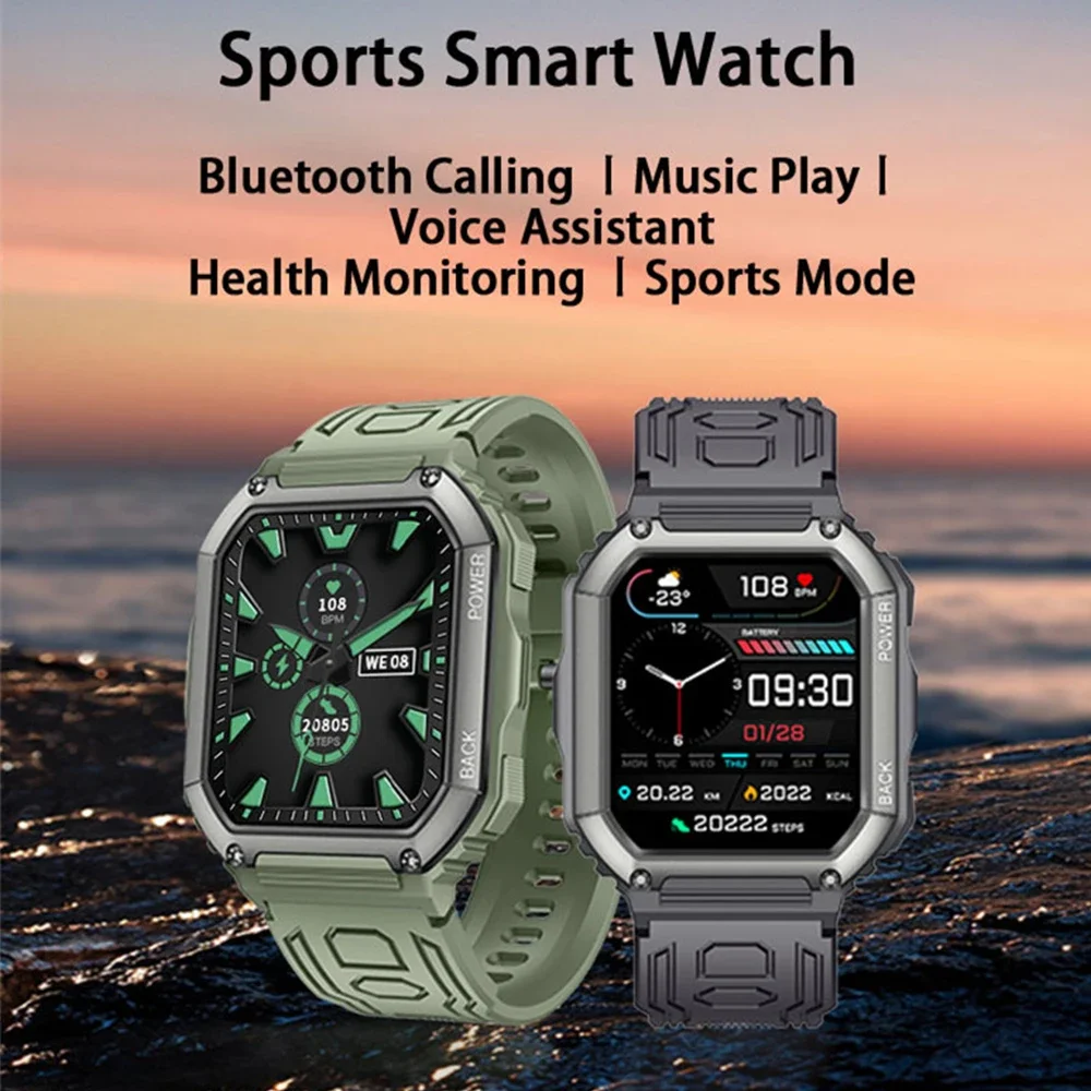 Smartwatch Sportivo Bluetooth Call Smart Watch Blood Pressure Blood Oxygen Cardiofrequenzimetro Ip67 Impermeabile Sport Tracker Reloj