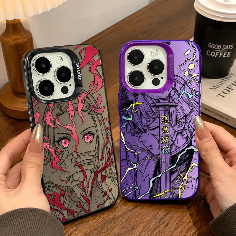 Zenitsu Nezuko Anime Illustration Phone Case