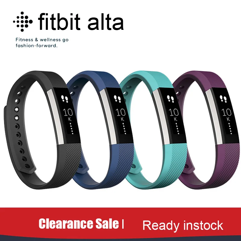 【Clearance Sale】Fitbit Alta Replacement Band TPU Material Soft Silicone Size Adjustable Hole Closure Unisex Black Large size