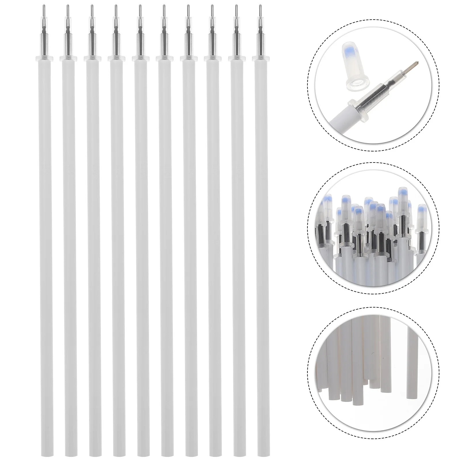 100pcs 0.5Mm Ink Replacement Pen Refill Supplies 0.5Mm Replacement For Gel Pens Refills Pensink Refills