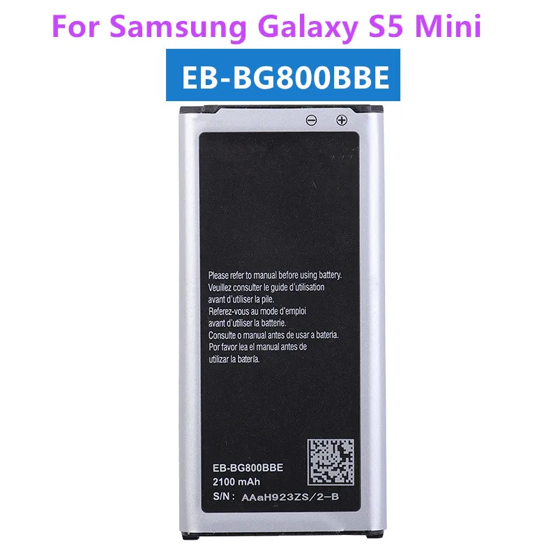 Original Battery For Samsung Galaxy S5 Mini G800 G800F G800H G800A G800Y  G800R EB-BG800BBE EB-BG800CBE 2100mAh with NFC - AliExpress