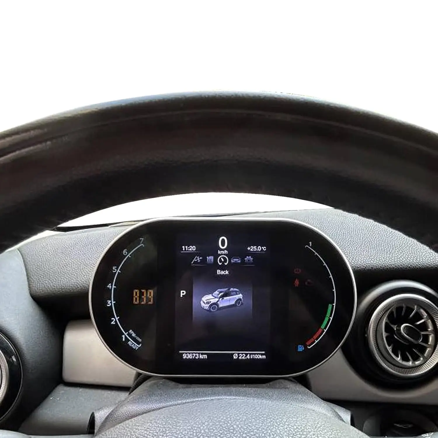 Grupo automático para BMW MINI Cooper R55 R56 R58 R60 2007-2014 velocímetros tablero serie R panel de instrumentos de pantalla digital 4