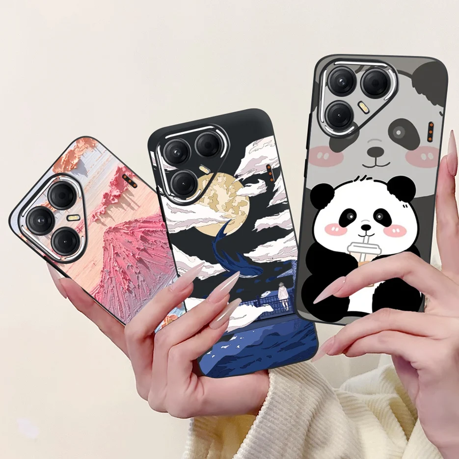 Stylish Painted Soft Silicone Phone Case Cover