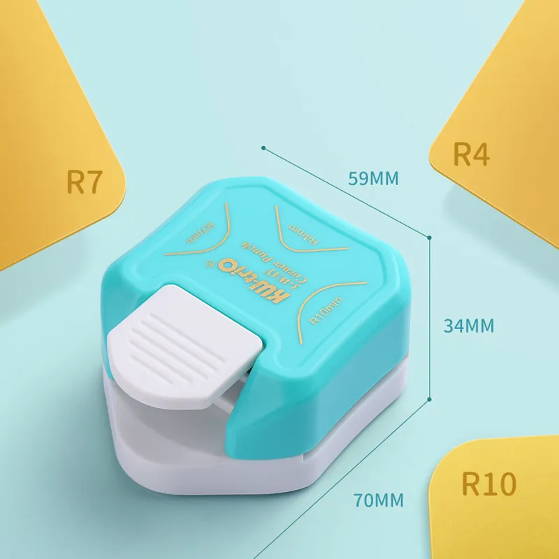 Cheap R4 R7 R10 3 In 1 Corner Rounder Paper Punches Border Punch