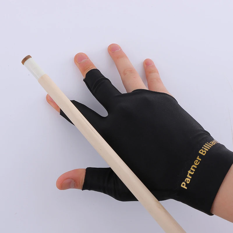 Sports Gloves Billiard Three-finger Gloves Anti Skid Snooker Cue Left Right Hand Unisex