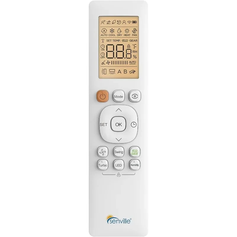 Senville SENA-18HF/D Dual Zone Mini Split Air Conditioner Heat Pump, 18000 BTU, Works with Alexa, White 5