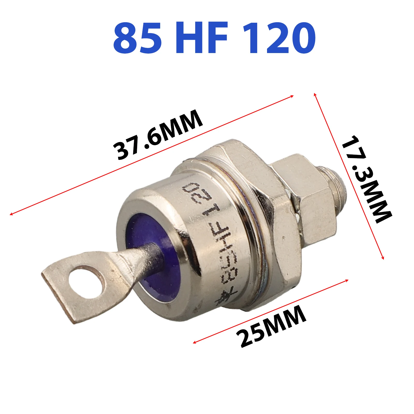 1Pc 85A/40A/25A 1200V Positive Cathode/Negative Anode- Stud Mount Diode Rectifier Household Part For Semiconductors & Actives