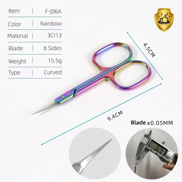 Cuticle Nail Scissors Professional Stainless Steel Beauty Scissors  Multi-Purpose Sharp Curved Scissors for Beauty Grooming - AliExpress