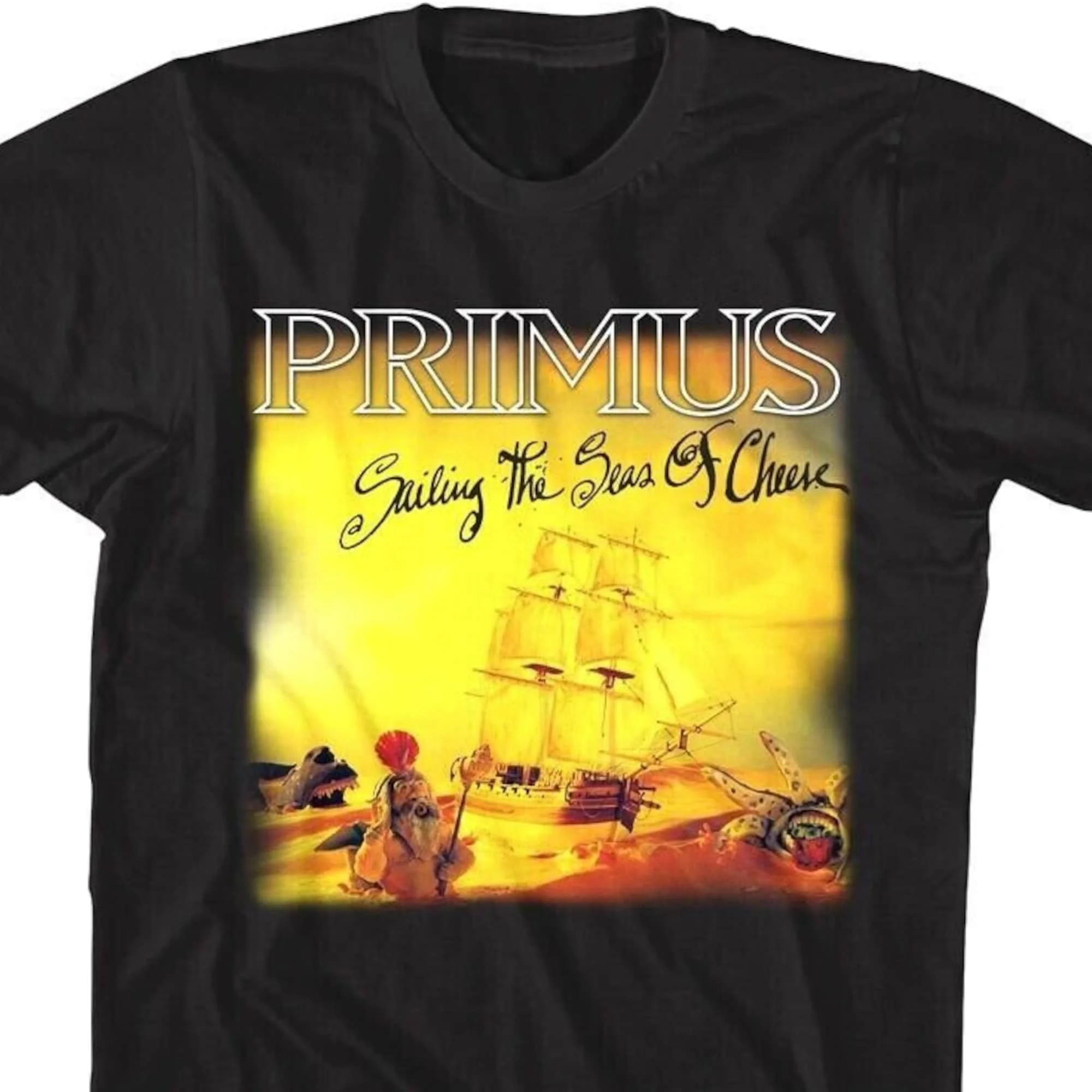 Primus Shirt Seas Of Cheese Album Magliette Da Uomo
