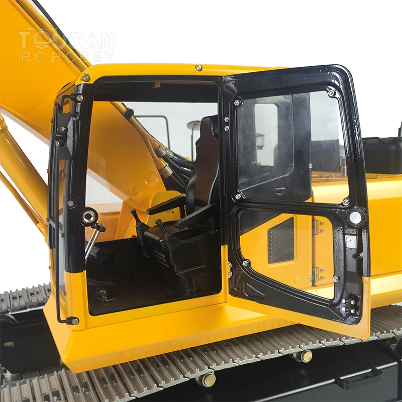 Lesu 1/14 Metal RC Hydraulic Excavator For Diy Pc360 CNC RTR Boys Toys Gifts With Pl18 Control Painted Finished Trucks Thzh1202 3