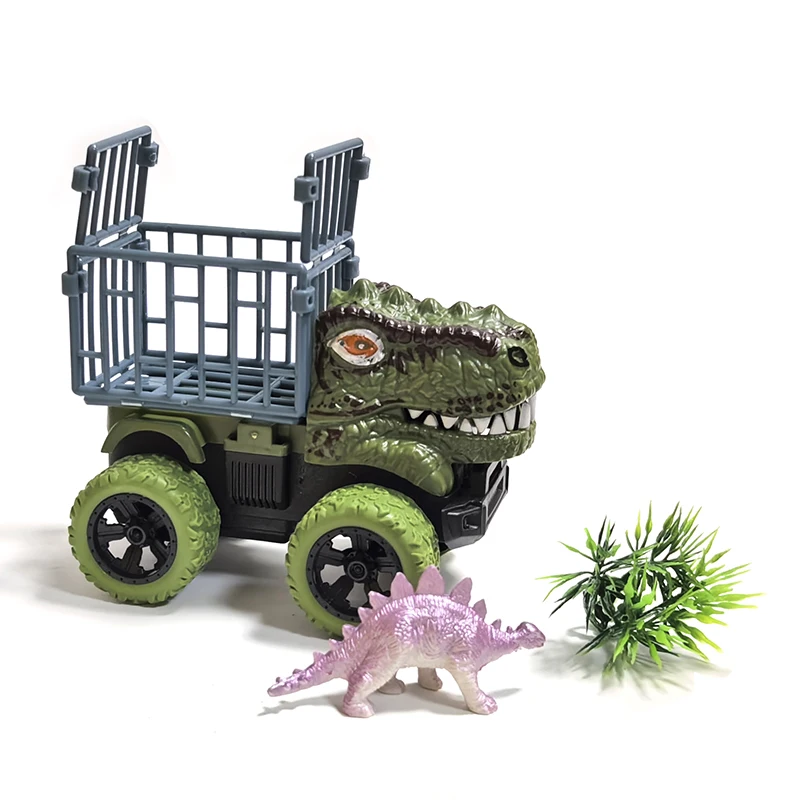 T‑Rex Inerti Dinosaur Lastbil med Dino Figur – Inertial Monster Truck Legetøj til Småbørn