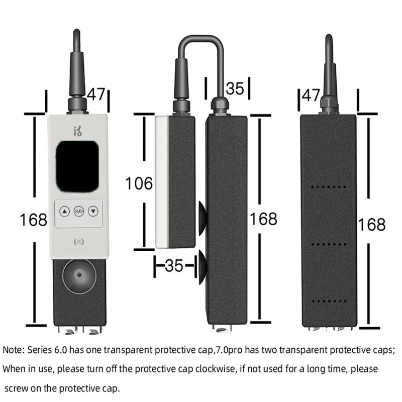 Poemink ibowl Marine Aquarium water quality detector WIFI 7.0Pro PH TDS ORP Temp Salinity conductivity Specific gravity 7 IN 1