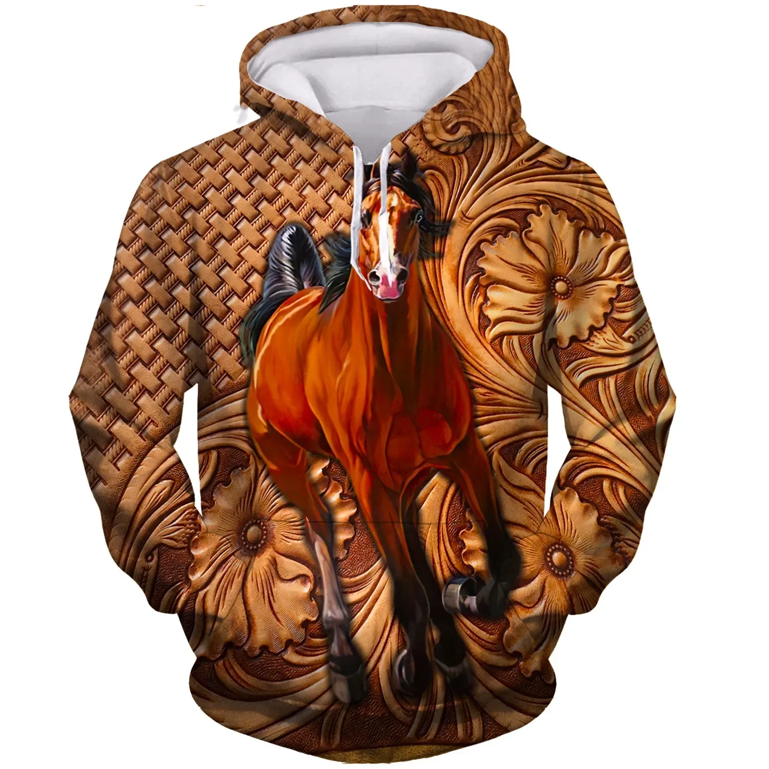 Cool Horse 3D Printed Hoodies Men Women Casual Sweaters Ladies Pullover Cartoon Streetwear Long Sleeve Hooded Sweatshirts