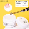 KODIES GEL Solid Nail Glue 15g False Nail Tips Glue Adhesive Strong Manicure Press On Nails Pudding Gel for Extension Prolong Ar 1