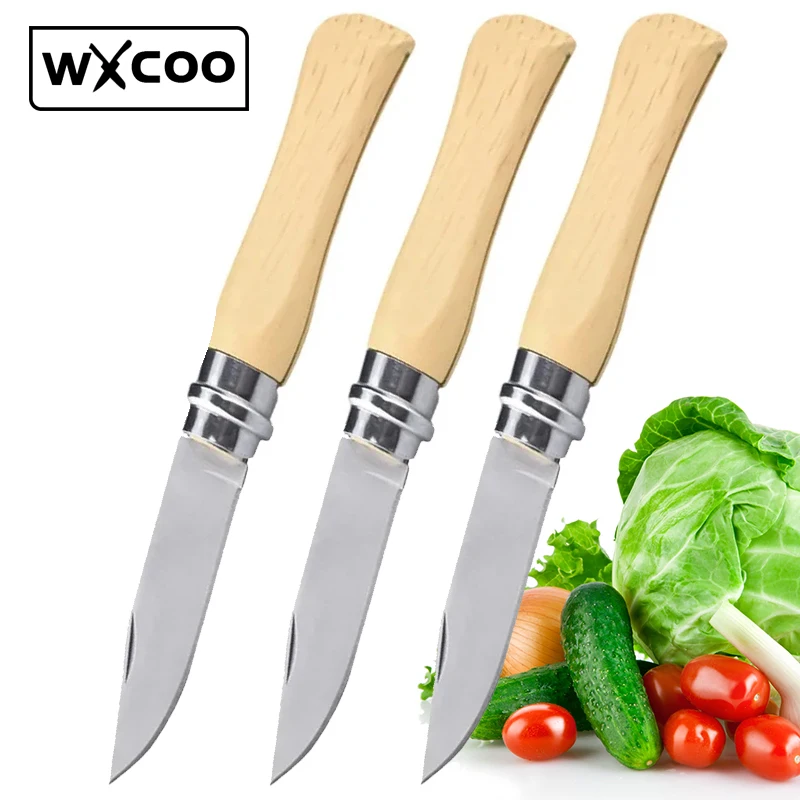 Портативный карманный нож, складной нож из нержавеющей стали для фруктов, острый нож для чистки фруктов, кухонные инструменты для кухни Портативный карманный нож, складной нож из нержавеющей стали для фруктов, острый нож для чистки фруктов, кухонные инструменты для кухни