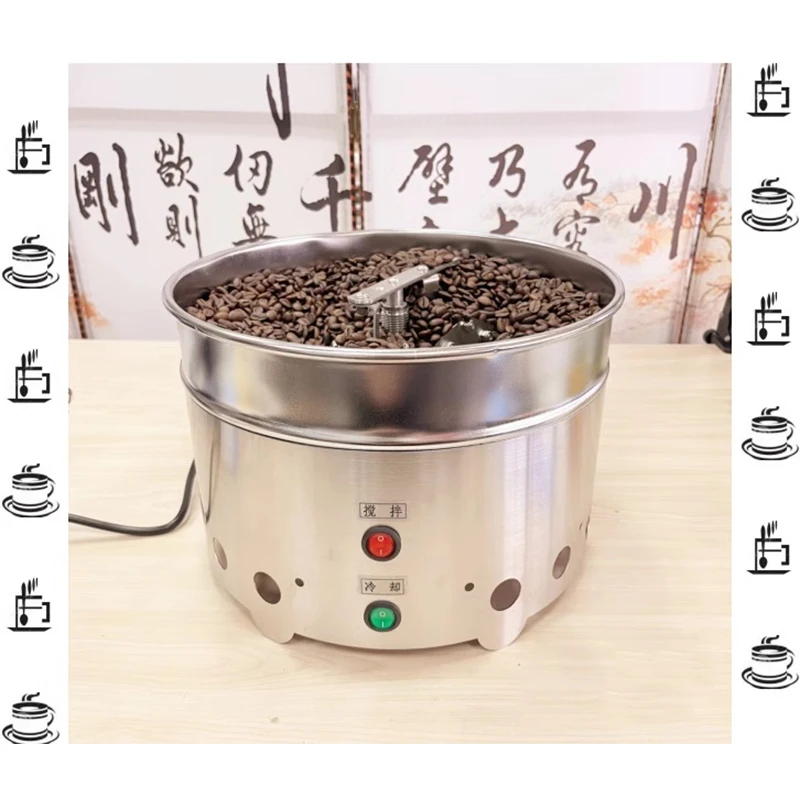 15r/Min 94W Household Small Coffee Bean Cooling Machine High Suction Stainless Steel Cooler Cooling Plate With Filter