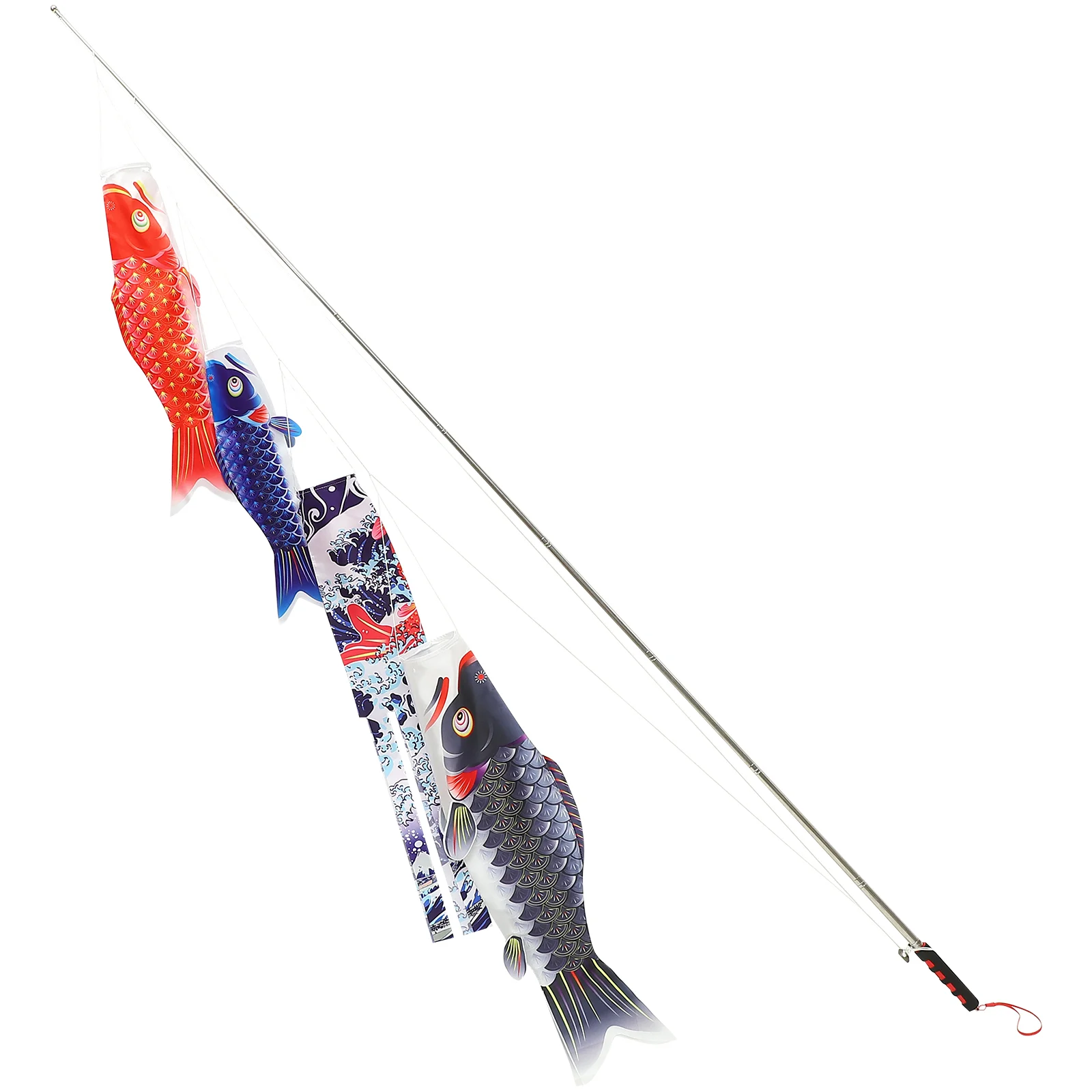 

Japanese Carp Streamer Festival Pendant Decorations Flag Restaurant Outdoor Windsock Satin Windsocks Hanging