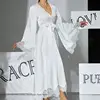 103979-0f8708.jpg Robe de mariée de luxe en dentelle, peignoir élégant en soie satinée, longue nuisette, nouvelle collection d'été, lingerie et vêtements d'intérieur