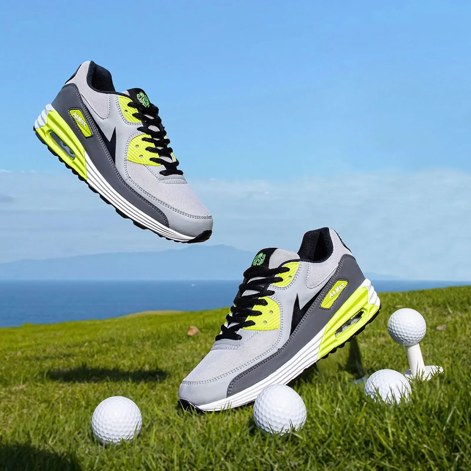 Scarpe da Corsa per Uomo Sneakers Traspiranti con Ammortizzazione ad Aria - immagine 3