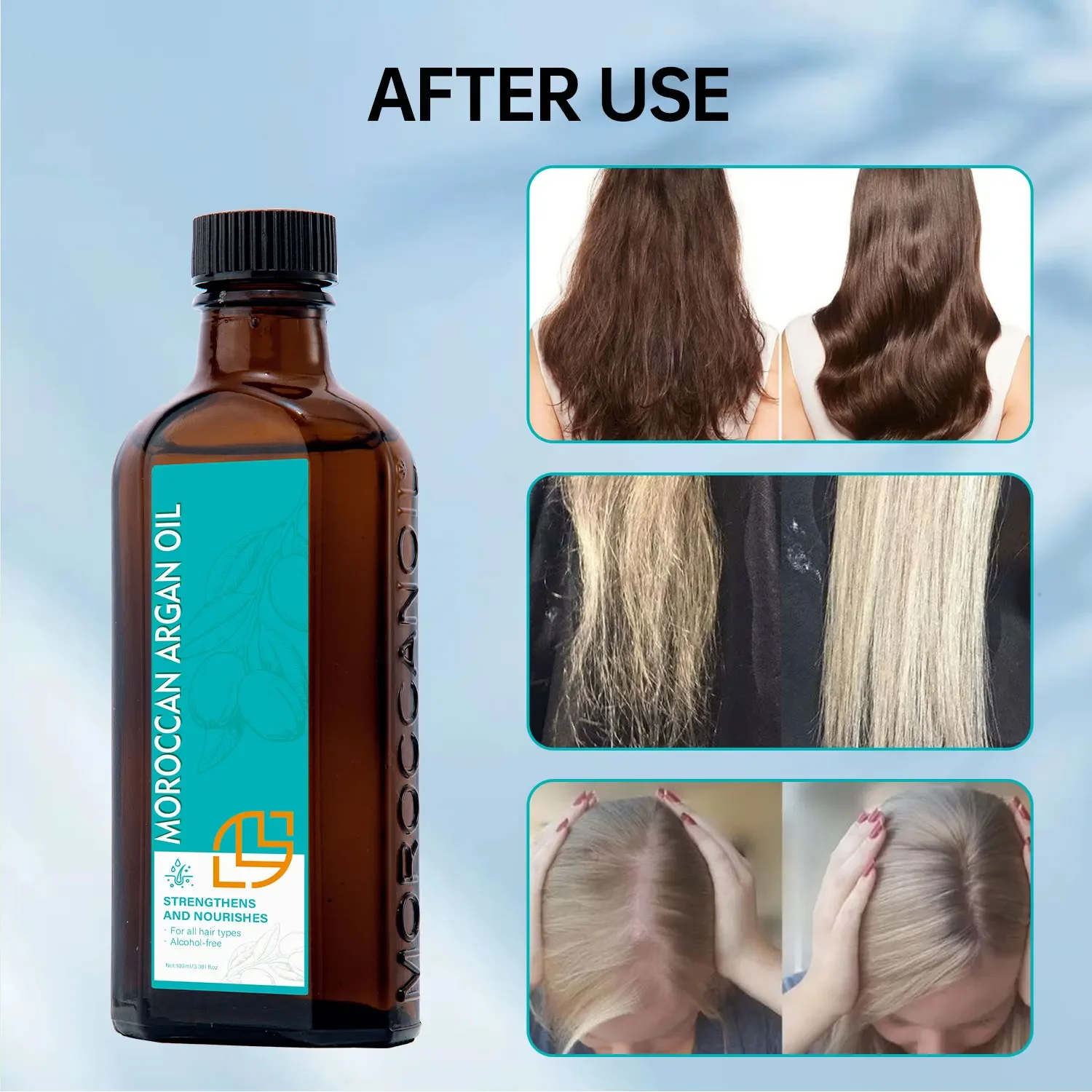 Morocco Hair Essential Oil 100ML Nourish Scalp