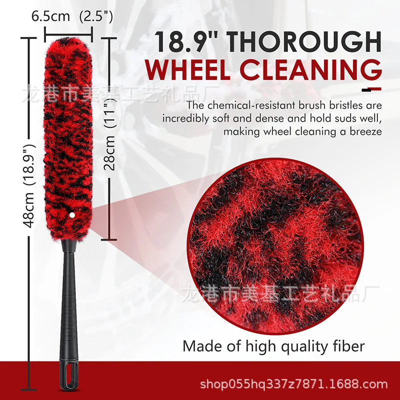 Universal Car Wash Wheel Brush Portable PP Handle Wool Brush Wheel Tire Brush  Car Cleaning Brush Car Washing Wheel Cleaner Wash - AliExpress