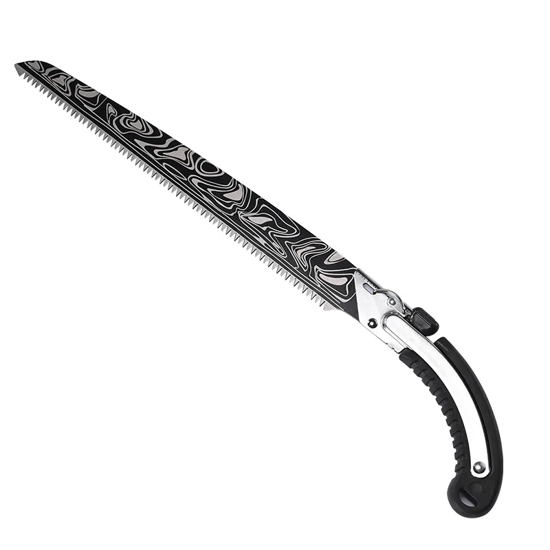 Damascus Waist Saw Pruning Saw Alternate Blade Straight Hand Logging Pruning Garden Outdoor Hand hand saw handheld saw