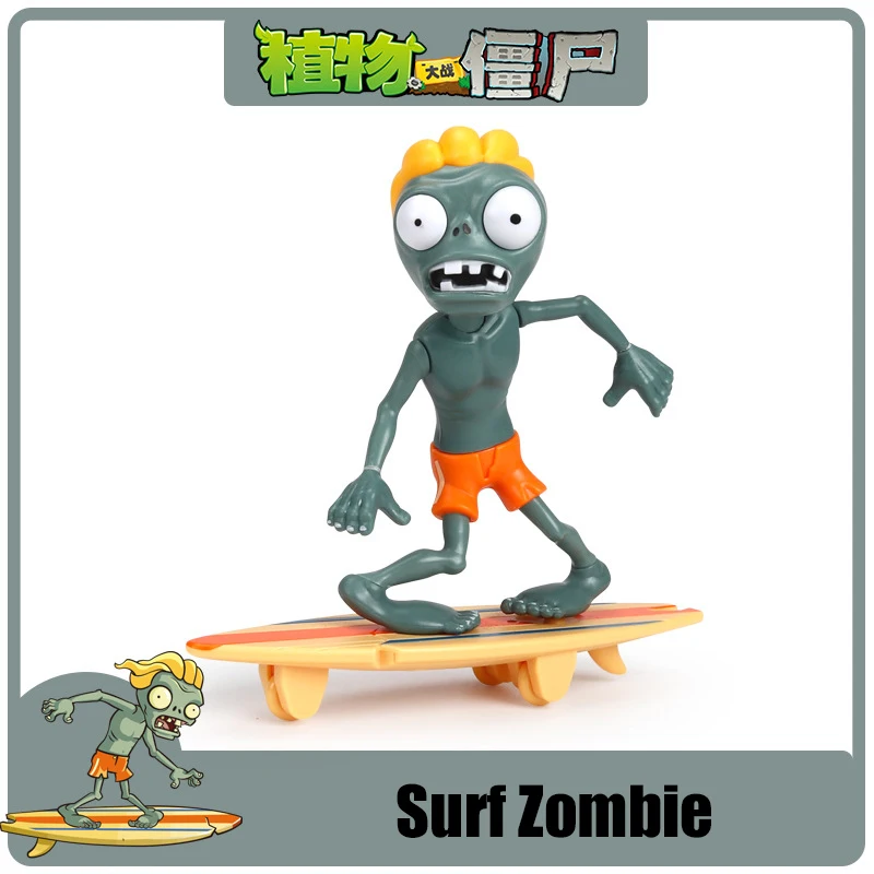 Plants vs Zombies Anime Action Figure Set: Conehead, Buckethead, Crazy Dave & Pirate Zombie Toy Collection