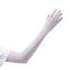 Sun Protection Sleeves for Summer Women's Outdoor Cycling Fingerless Long Anti-UV Original Yarn Ice Sleeve Sun Protection Gloves 5